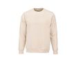 Sweat-shirt unisexe en coton bio, molleton brossé 300 g/m², Waikiki couleur beige