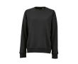 Sweat-shirt femme en coton biologique col rond 300 g/m² Waikiki couleur noir