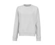 Sweat-shirt femme en coton biologique col rond 300 g/m² Waikiki couleur gris clair