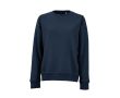 Sweat-shirt femme en coton biologique col rond 300 g/m² Waikiki couleur bleu marine