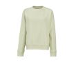 Sweat-shirt femme en coton biologique col rond 300 g/m² Waikiki couleur vert pastel