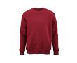 Sweat-shirt unisexe en coton biologique à col rond 340 g/m² Nazaré couleur bordeaux