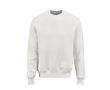Sweat-shirt unisexe en coton biologique à col rond 340 g/m² Nazaré couleur blanc