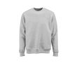 Sweat-shirt unisexe en coton biologique à col rond 340 g/m² Nazaré couleur gris chiné
