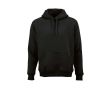 Sweat à capuche unisexe en coton biologique 340g/m² Tulum couleur noir