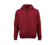 Sweat à capuche unisexe en coton biologique 340g/m² Tulum couleur bordeaux