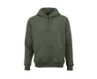 Sweat à capuche unisexe en coton biologique 340g/m² Tulum couleur vert militaire