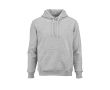 Sweat à capuche unisexe en coton biologique 340g/m² Tulum couleur gris chiné