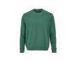 Sweat-shirt unisexe en coton bio avec molleton français 300 g/m² Capri couleur vert foncé