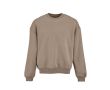 Sweat en coton biologique unisexe oversize 340 g/m² Whitehaven couleur marron clair