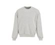 Sweat en coton biologique unisexe oversize 340 g/m² Whitehaven couleur gris clair chiné