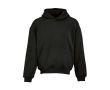 Sweat unisexe oversize 340 g/m² en coton et polyester recyclé Ericeira couleur noir