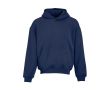 Sweat unisexe oversize 340 g/m² en coton et polyester recyclé Ericeira couleur bleu marine