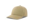 Casquette en coton recyclé et bio avec visière avec détails couleur sable