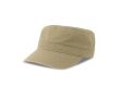 Casquette militaire à bord semi-courbé en coton écologique, 280 g/m² couleur kaki
