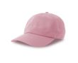 Casquette non structurée avec boucle et mélange de coton 280 g/m² couleur rose