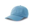 Casquette non structurée avec boucle et mélange de coton 280 g/m² couleur bleu ciel