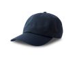 Casquette non structurée avec boucle et mélange de coton 280 g/m² couleur bleu marine