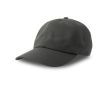 Casquette non structurée avec boucle et mélange de coton 280 g/m² couleur gris foncé