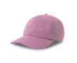 Casquette en coton recyclé et biologique, fermeture à boucle 280 g/m² couleur lilas