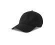 Casquette vintage non structurée en coton recyclé, 260 g/m² couleur noir
