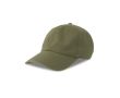 Casquette vintage non structurée en coton recyclé, 260 g/m² couleur vert olive