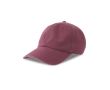 Casquette vintage non structurée en coton recyclé, 260 g/m² couleur bordeaux