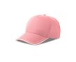 Casquette de baseball à 5 panneaux en polyester recyclé, 220 g/m² couleur rose clair 