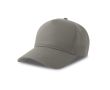 Casquette de baseball structurée à 5 panneaux avec fermeture velcro couleur gris clair
