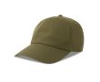Casquette écologique souple à 5 panneaux avec visière ReTraze® couleur vert olive