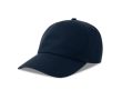 Casquette écologique souple à 5 panneaux avec visière ReTraze® couleur bleu marine