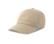 Casquette écologique souple à 5 panneaux avec visière ReTraze® couleur beige