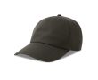 Casquette écologique souple à 5 panneaux avec visière ReTraze® couleur gris foncé