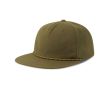 Casquette 5 panneaux non structurée et recyclée ReTraze® couleur vert olive