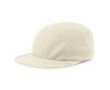 Casquette camper 5 panneaux non structurée et visière souple ReTraze® couleur blanc cassé