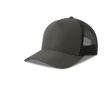 Casquette trucker écologique à 5 panneaux avec protection UPF 50 couleur gris foncé