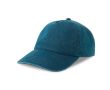Casquette de baseball en denim écologique à 5 panneaux avec boucle couleur bleu jean