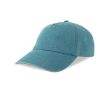 Casquette de baseball en denim écologique à 5 panneaux avec boucle couleur bleu gris