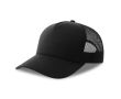 Casquette trucker en polyester recyclé avec partie arrière en maille couleur noir