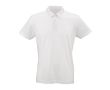 Polo unisexe en coton biologique à manches courtes 160 g/m² Ipanema couleur blanc