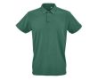 Polo unisexe en coton biologique à manches courtes 160 g/m² Ipanema couleur vert foncé