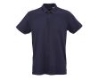Polo unisexe en coton biologique à manches courtes 160 g/m² Ipanema couleur bleu marine
