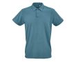 Polo unisexe en coton biologique à manches courtes 160 g/m² Ipanema couleur bleu pétrole