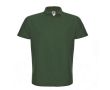 Polo pour homme en coton piqué avec 2 boutons 180 g/m² B&C  couleur vert foncé