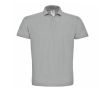 Polo pour homme en coton piqué avec 2 boutons 180 g/m² B&C  couleur gris clair