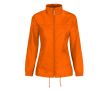 Coupe-vent ajustable pour femme en nylon déperlant B&C  couleur orange