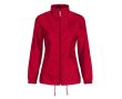 Coupe-vent ajustable pour femme en nylon déperlant B&C  couleur rouge