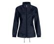 Coupe-vent ajustable pour femme en nylon déperlant B&C  couleur bleu marine