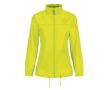 Coupe-vent ajustable pour femme en nylon déperlant B&C  couleur jaune fluorescent