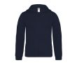 Sweat à capuche pour enfant en coton et polyester 280 g/m² B&C  couleur bleu marine